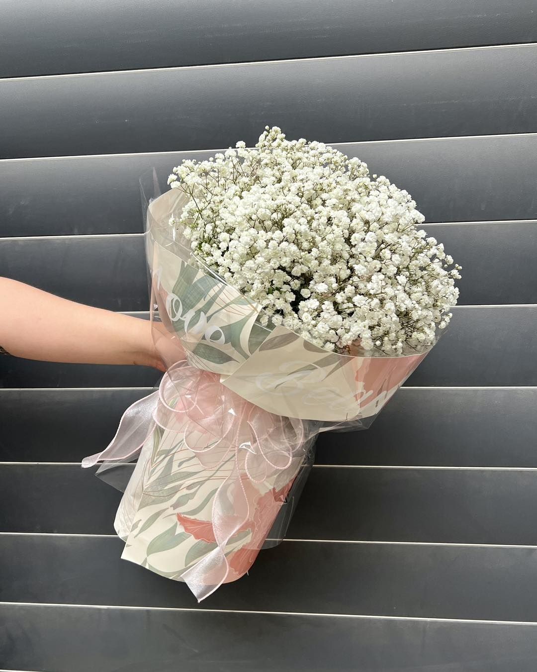 Bó hoa baby màu hồng phấn nhẹ nhàng và lãng mạn