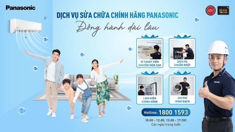 Liên hệ Trung tâm bảo hành Panasonic chính hãng khi có nhu cầu sửa chữa máy lạnh
