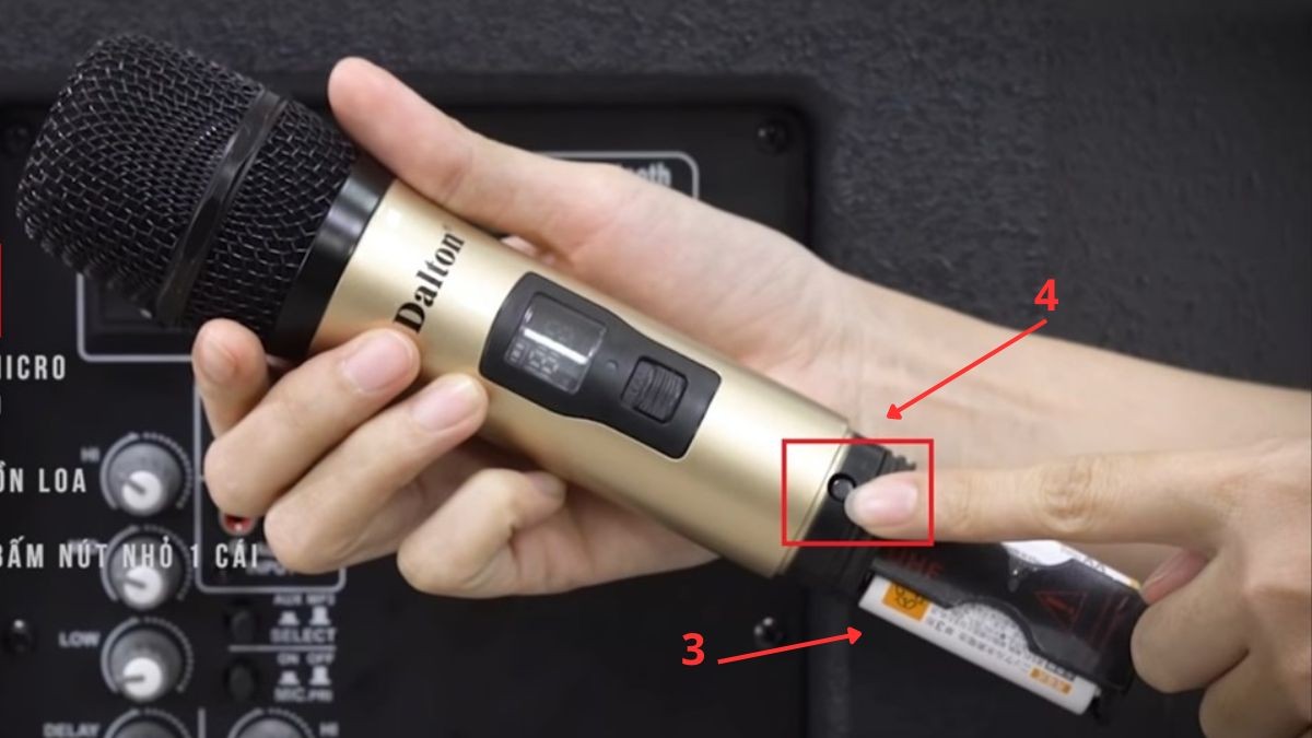 Kết nối micro không dây với loa