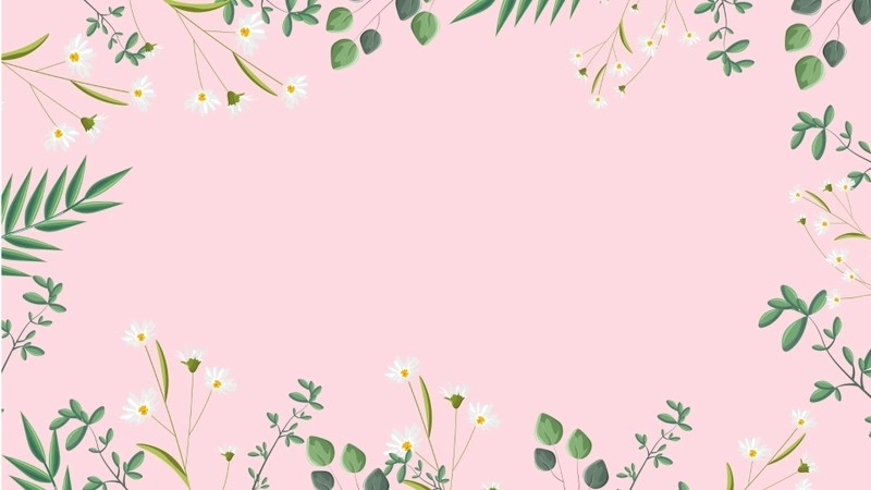 Background hoa nhí màu hồng phấn nữ tính dịu dàng