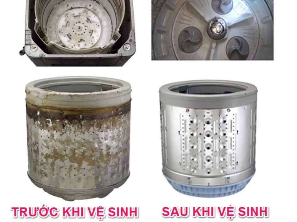 Vệ sinh lồng giặt