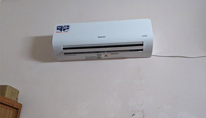 Biểu tượng lỗi E5 trên màn hình điều hòa Nagakawa
